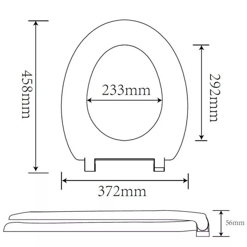 Sedile WC Beldray LA030252UFFEU7 — antibatterico, design facile da pulire