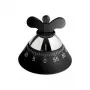 Timer da cucina Alessi A09 B nero 120mm x 120mm x 90mm