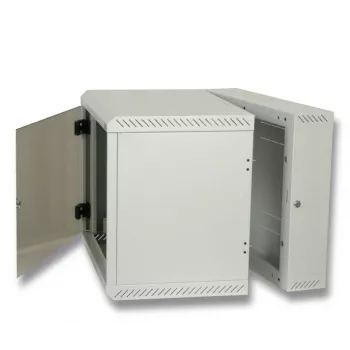 Rack a parete Triton 19 pollici Rack montaggio a parete 9U/250 porta in vetro