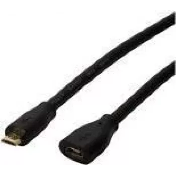 Logilink - Prolunga USB - Micro-USB Type B (M) a Micro-USB Type B (F) - USB 2.0 - 3 m - nero (CU0124)