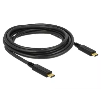 Cavo USB DeLOCK 83325 USB 2.0 3 m USB-C nero