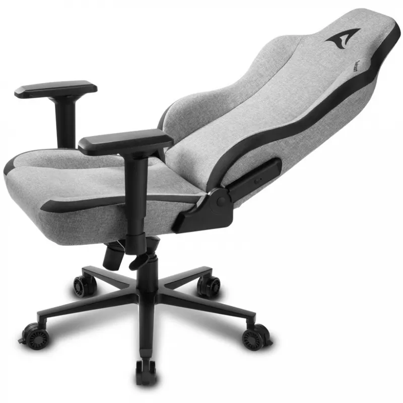 Sedia da gaming Sharkoon SKILLER SGS40 rivestimento in tessuto schienale grigio