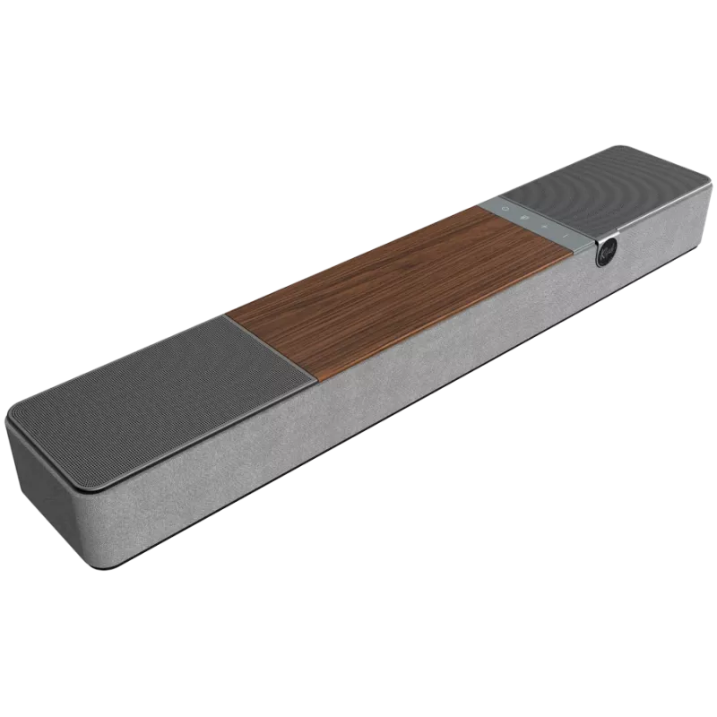 Soundbar KLIPSCH Flexus CORE 100 — 2.1 canali, 100 W, subwoofer integrato, grigio/noce