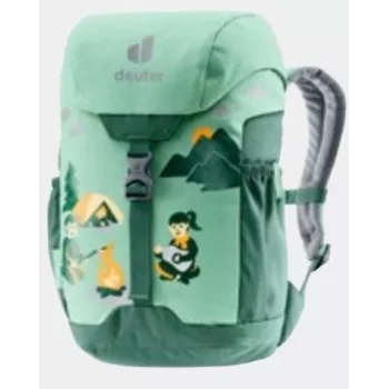 Zaino scuola Deuter SchmusebärL verde polietersulfone PES 254x127x330.2mm