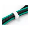 Fascetta fermacavi riutilizzabile DeLOCK Soft Tie 10 pezzi nero bianco