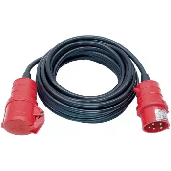 Brennenstuhl H07RN-F 5G1,5 - cavo prolunga elettrica - IEC 60309 16A (M) a IEC 60309 16A (M) - AC 400 V - 10 m - nero
