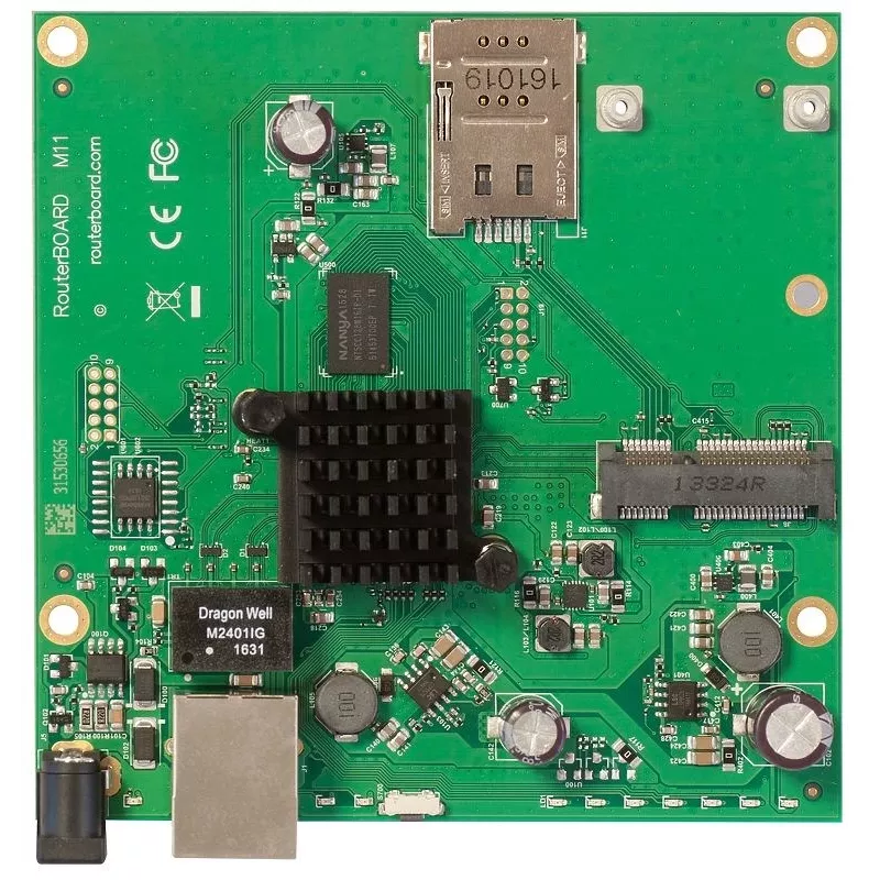 Mikrotik RBM11G Router cablato nero, verde, grigio