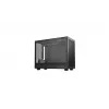 DeepCool CH160 PLUS R-CH160-BKNGM0-G case compatto per computer (SFF), Mini-ITX/Micro-ATX, vetro temperato, nero