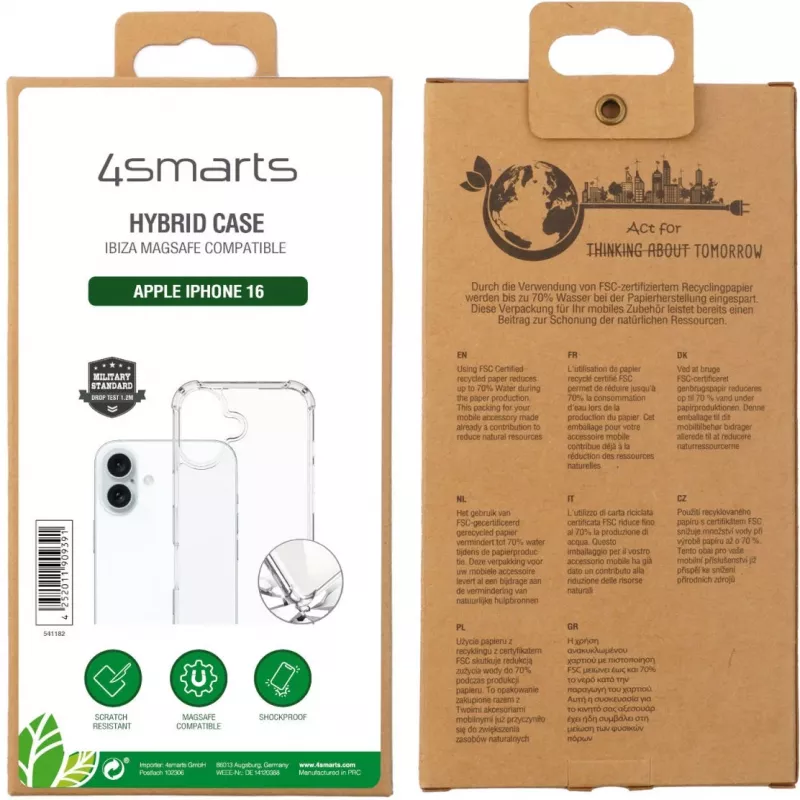 Cover 4smarts iPhone 16 15,5 cm (6,1