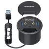 Hub USB GRAUGEAR G-THUB-AU-60 USB 3.2 Gen 1 Type-A nero