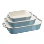 Staub 40508-172-0 set da forno in ceramica rettangolare, 3 pezzi, Antique Turquoise