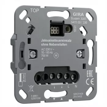 GIRA 541500 S3000 inserto di comando per jal. senza ingressi ausiliari (541500)