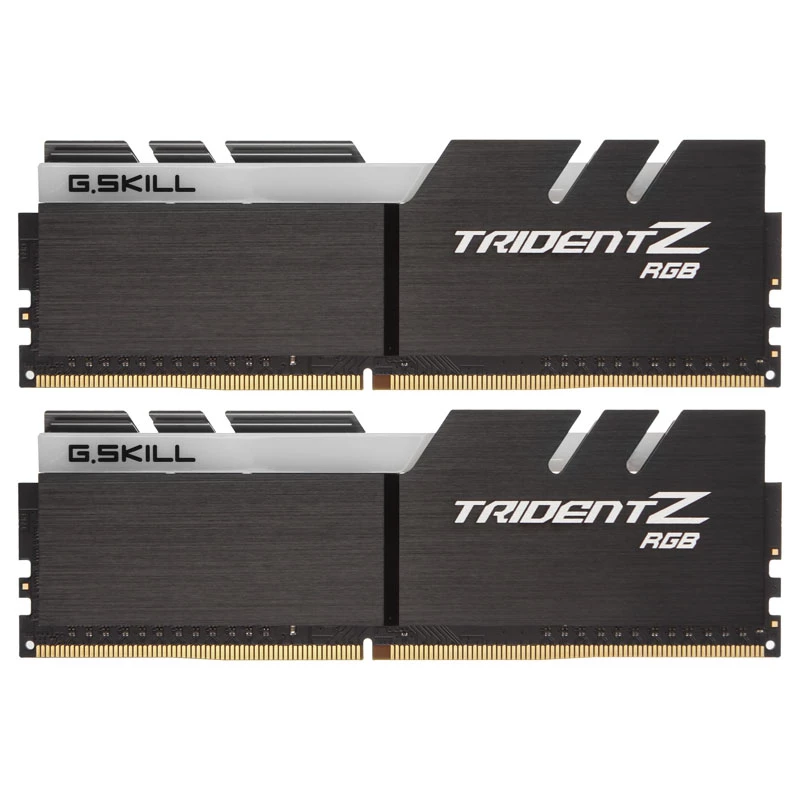 DIMM 32 GB DDR4-3200 (2x 16 GB) kit dual, memoria per computer nero, F4-3200C16D-32GTZR, Trident Z RGB, INTEL XMP