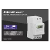 Timer elettronico per guida DIN QOLTEC 50983, a batteria, per circuiti di automazione