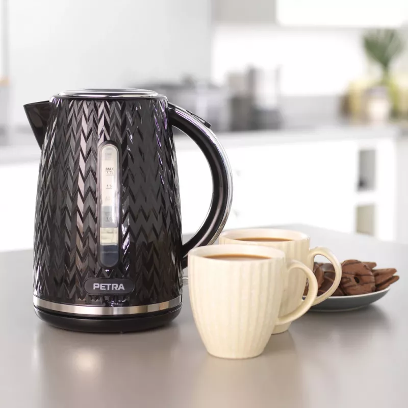 Bollitore Petra 1,7 l 2200 W nero