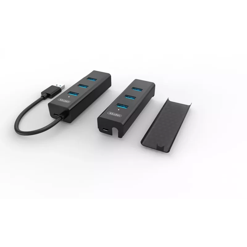 UNITEK Y-3089 hub interfaccia USB 3.2 Gen 1 (3.1 Gen 1) Type-A 5000 Mbit/s nero