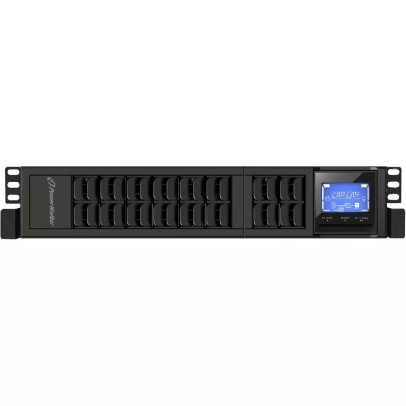 PowerWalker VFI 2000CRM LCD doppia conversione (online) 2 kVA 1600 W 4 uscite AC