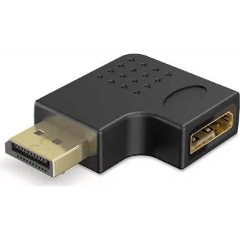 Goobay adattatore angolare DisplayPort 90° destra nero (77131)