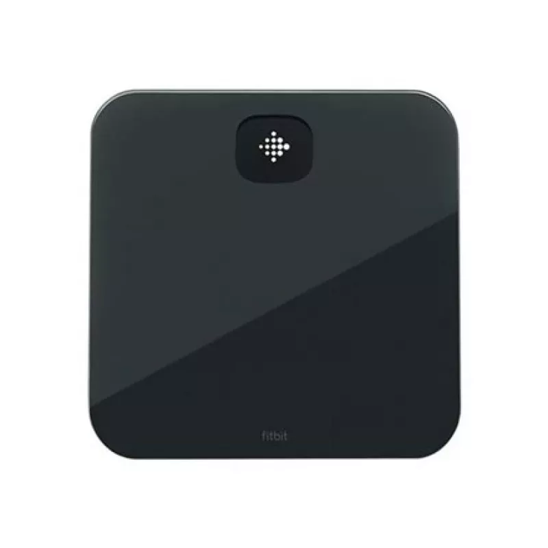 Bilancia pesapersone elettronica Fitbit Aria Air Square nero