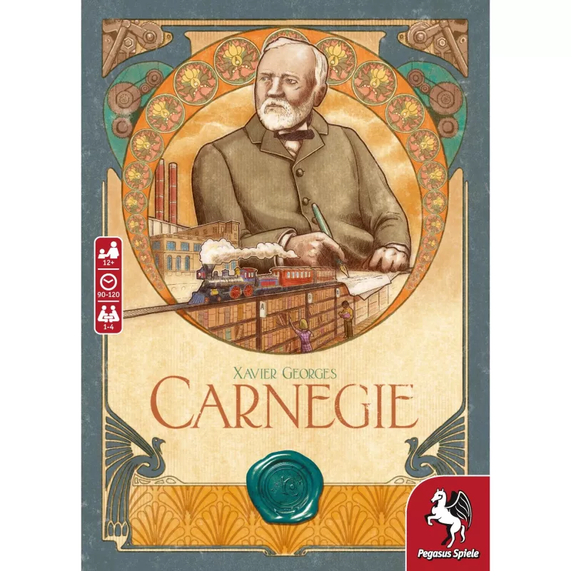 Pegasus Spiele Carnegie gioco da tavolo economia