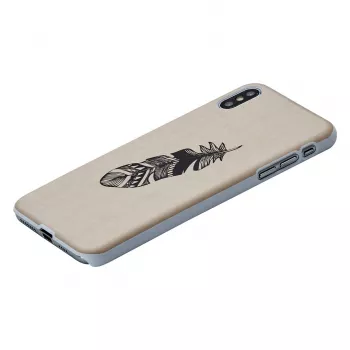 Custodia per smartphone man and wood per iPhone XS Max – Indian White