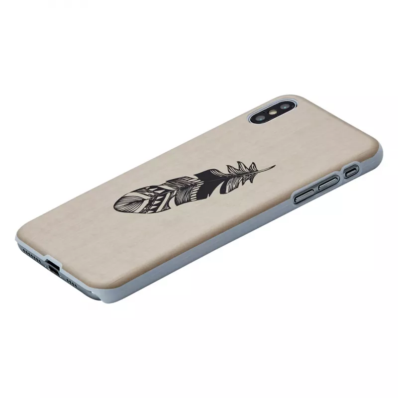 Custodia per smartphone man and wood per iPhone XS Max – Indian White