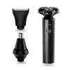 Set di rasatura Maestro MR-676 3-in-1 USB ricaricabile design compatto