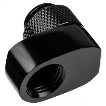 Raccordo Alphacool 17601 — raccordo per sistema di raffreddamento PC in ottone, nero, 1 pezzo