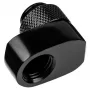 Raccordo Alphacool 17601 — raccordo per sistema di raffreddamento PC in ottone, nero, 1 pezzo
