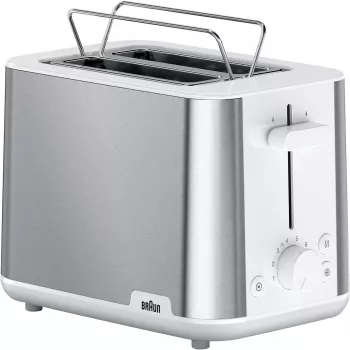 Braun HT 1510 8 2 fette 900 W acciaio inox, bianco