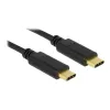 Cavo USB DeLOCK 83868 USB 2.0 4 m USB C nero