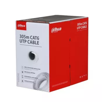 Cavo CAT6 UTP 305M Cca BIANCO/PFM922I-6UN-C-Bianco Dahua