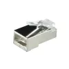 Connettore per fili RJ45 LogiLink MP0022 nero trasparente