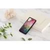 Custodia per cellulare iKins per Samsung Galaxy S20+ — design fiori d'acqua, nero