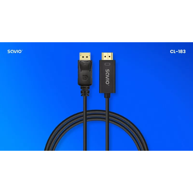 Cavo Display Port a HDMI 1,5m, CL-183 Savio SAVKABELCL-183