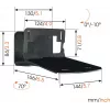 Supporto per diffusori Vogels SOUND 3205 Universal L, 15 kg