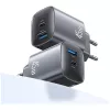 Caricabatterie T66 45W CC290 GaN ricarica rapida argento