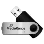 MediaRange MR908NTRL Chiavetta USB 8 GB USB Type-A 2.0 Nero - Argento (MR908NTRL)