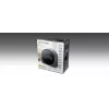 Radiosveglia Muse M-185 CR — FM/MW, display LED 0,9 pollici, AC 230V con backup batteria AAA, nero