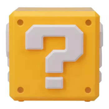 Salvadanaio Paladone Super Mario design blocco interrogativo