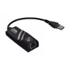 Adattatore Akyga AK-AD-31 USB 3.0 a Gigabit Ethernet, RJ45, cavo 15 cm, nero