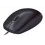 Logitech M90 mouse da ufficio ottico con filo — 1000 DPI, ambidestro, USB Type-A, nero