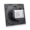 Interruttore luce touch MACLEAN MCE701W singolo in vetro bianco tasto quadrato