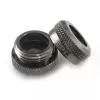 Connettore XSPC G1/4 a 14 mm hardtube, nero cromo - 8 pezzi