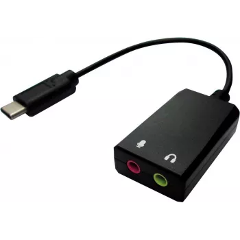 Value 12.99.3213 adattatore cavo USB Type-C 2 x 3,5 nero (12.99.3213)