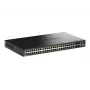 D-Link Switch 52 porte Gigabit Stackable PoE+ Smart Managed con 4 porte 10G SFP+