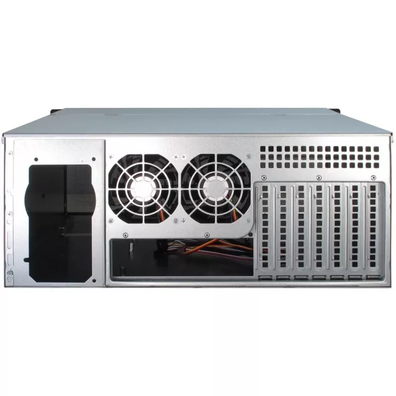 Case per server Inter-Tech 4U-4408 rack nero, argento