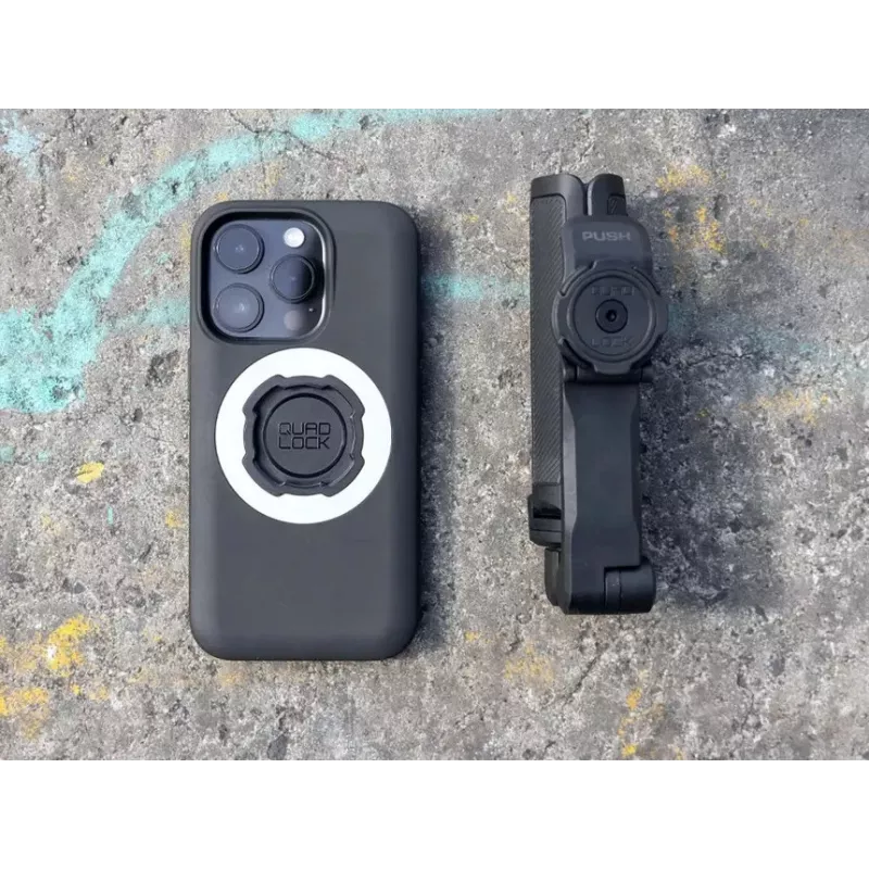 Treppiede / selfie stick Quad Lock® nero
