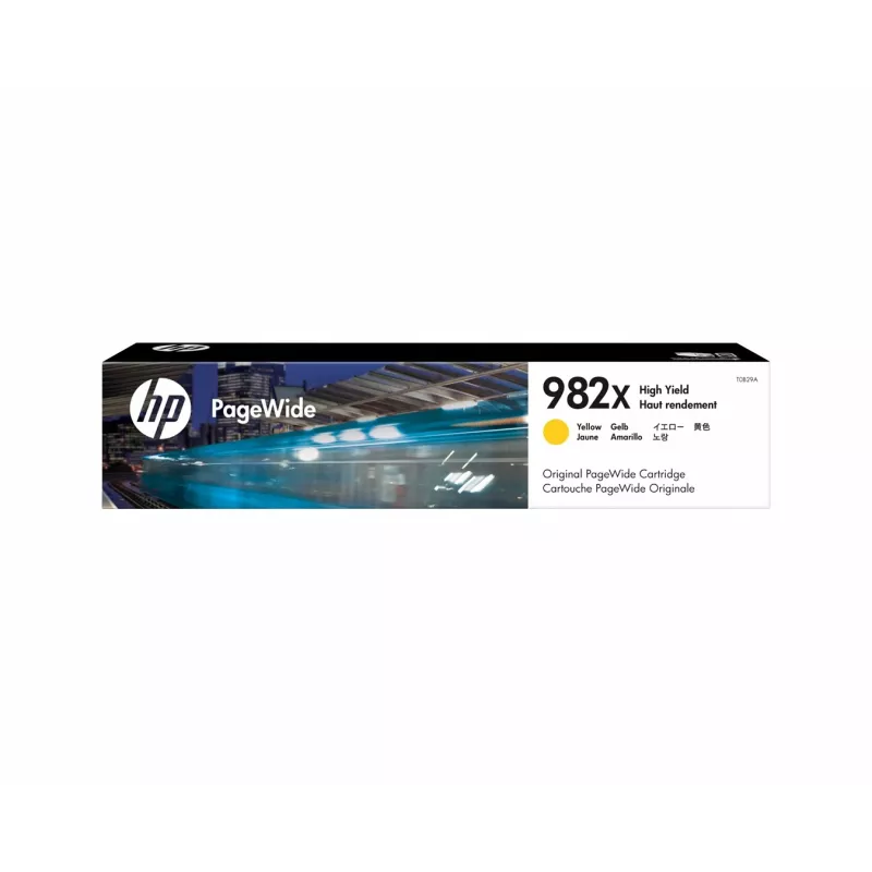 HP 982X alta capacità giallo cartuccia PageWide originale, giallo, 1 pezzo, 16000 pagine
