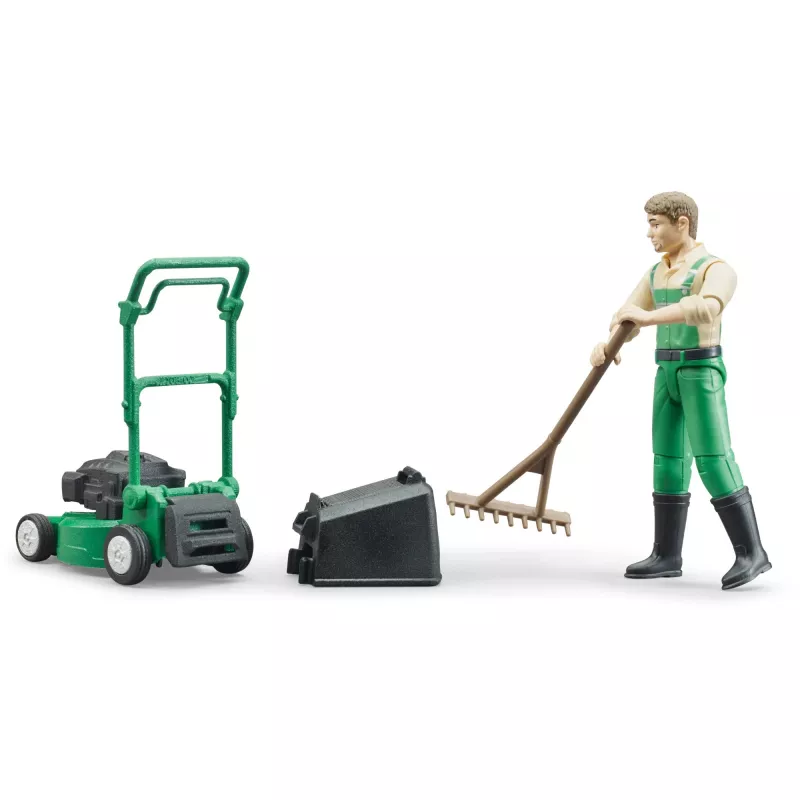 Set giocattolo BRUDER 62103 — figure in ABS multicolori e accessori, età consigliata 4+